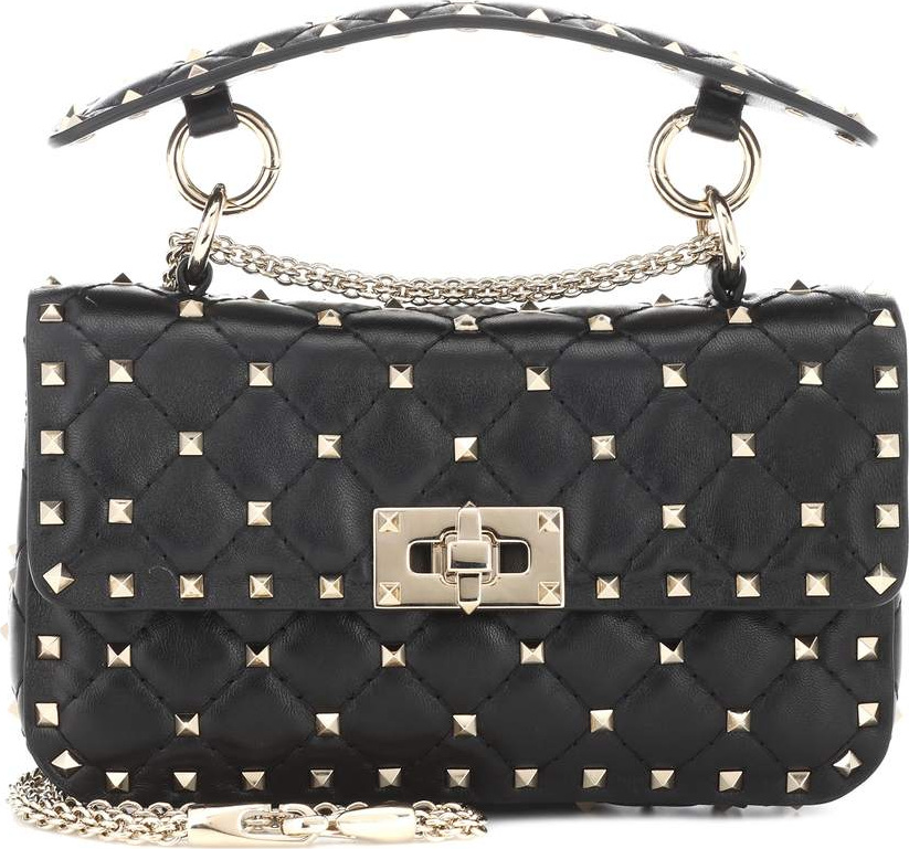 Valentino Valentino Garavani Rockstud Spike leather shoulder bag