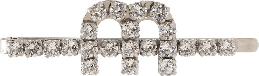 Miu Miu Crystal-embellished barrette