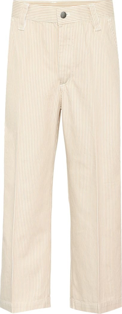 MARC JACOBS Striped cropped cotton pants