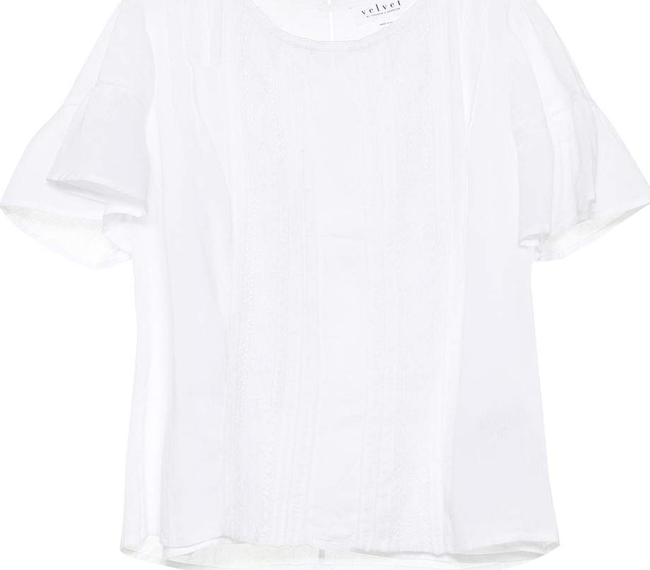 Velvet By Graham & Spencer Sheri cotton top