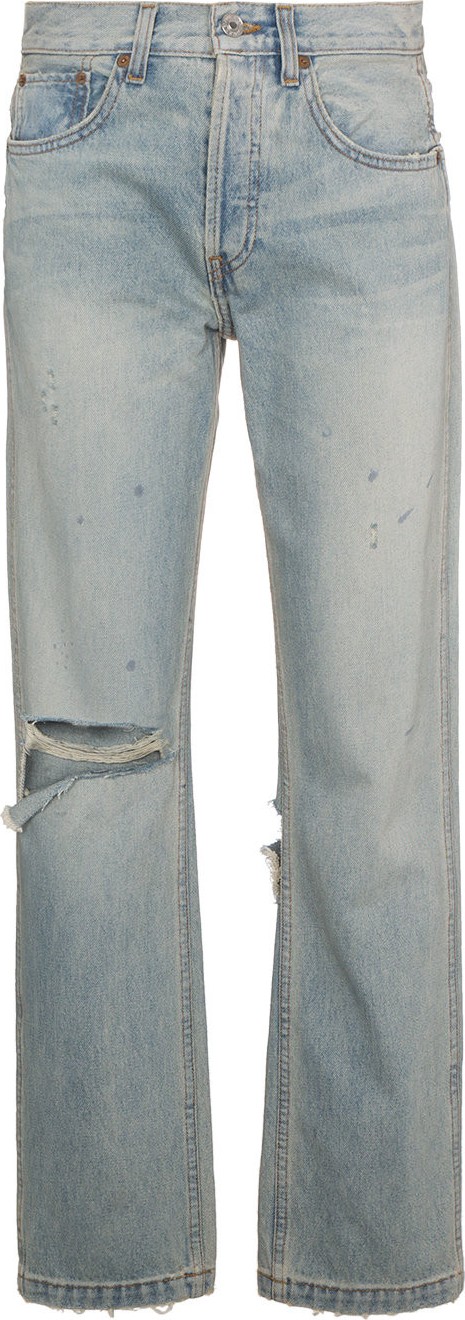 RE/DONE oversized straight cut jeans