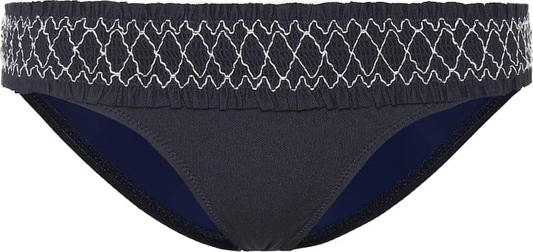 HEIDI KLEIN Anguilla smocked bikini bottoms