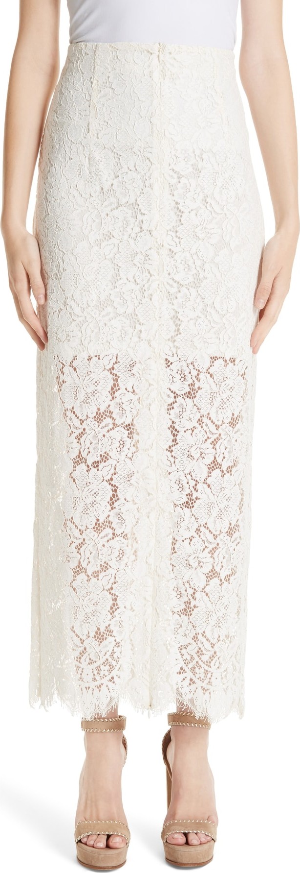 Ganni Jerome Lace Skirt