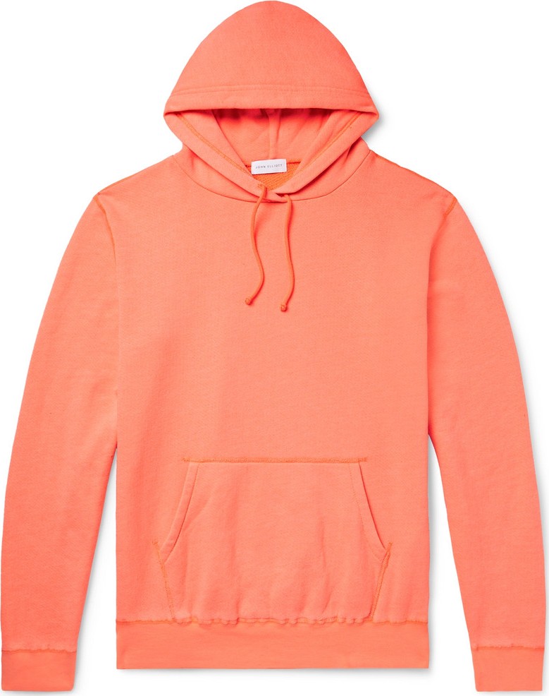 John Elliott Loopback Cotton-Blend Jersey Hoodie