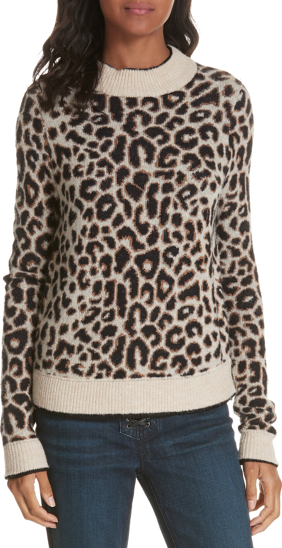 Veronica Beard Marly Alpaca & Wool Blend Sweater