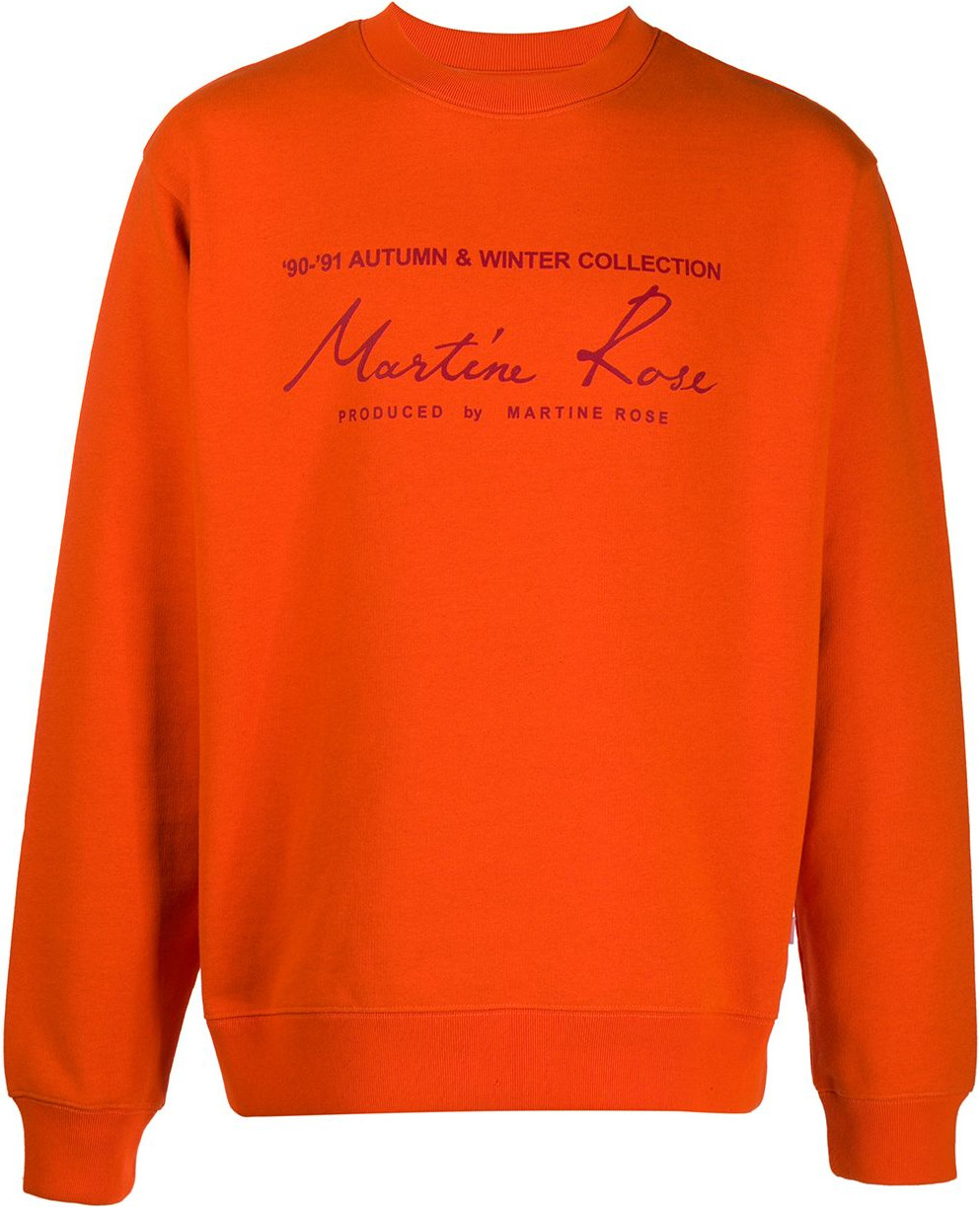 Martine Rose - Graphic-print crew neck sweatshirt 