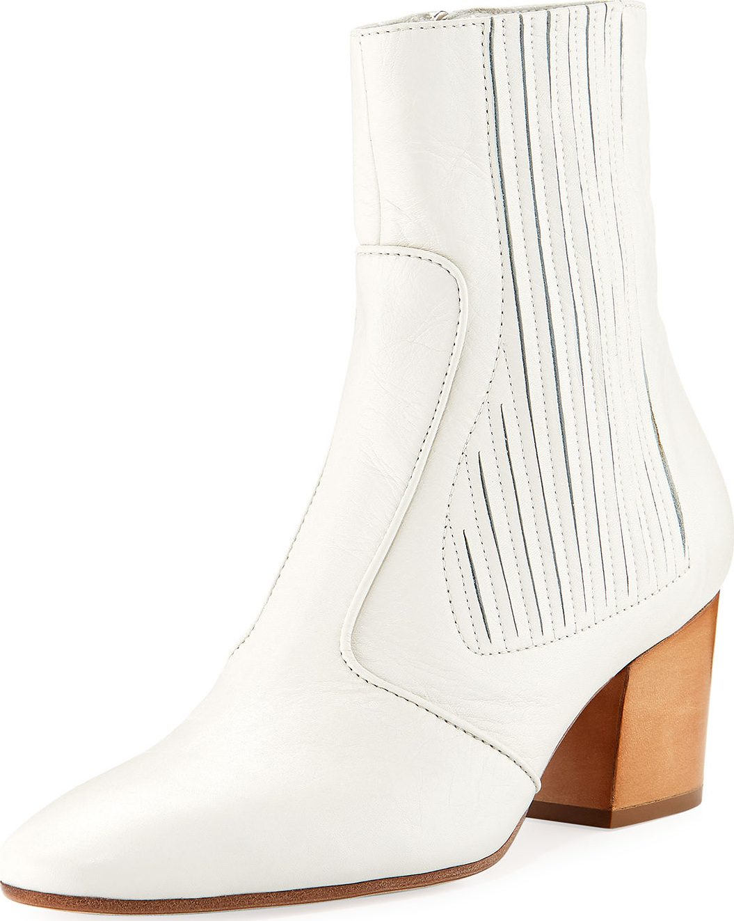 Laurence Dacade Ringo Pleated Leather Bootie