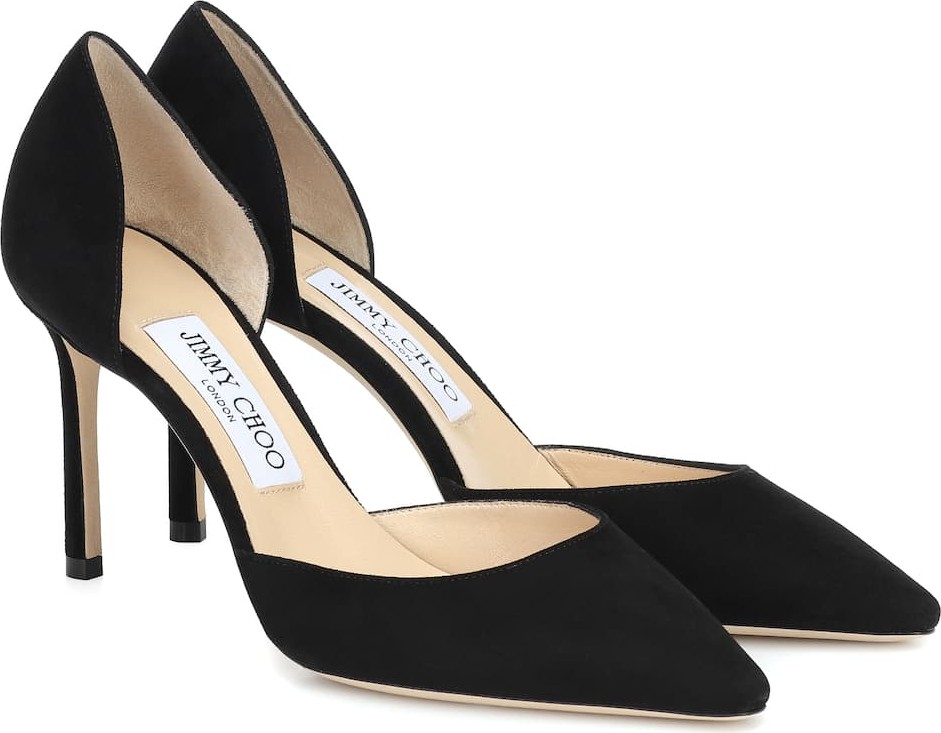Jimmy Choo Esther 85 suede pumps