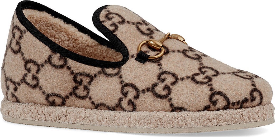 Gucci Fria GG Wool Slippers