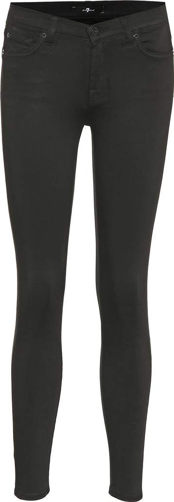 7 For All Mankind The Skinny Crop sateen jeans