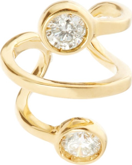 Ana Khouri Amelia diamond & 18kt gold ear cuff