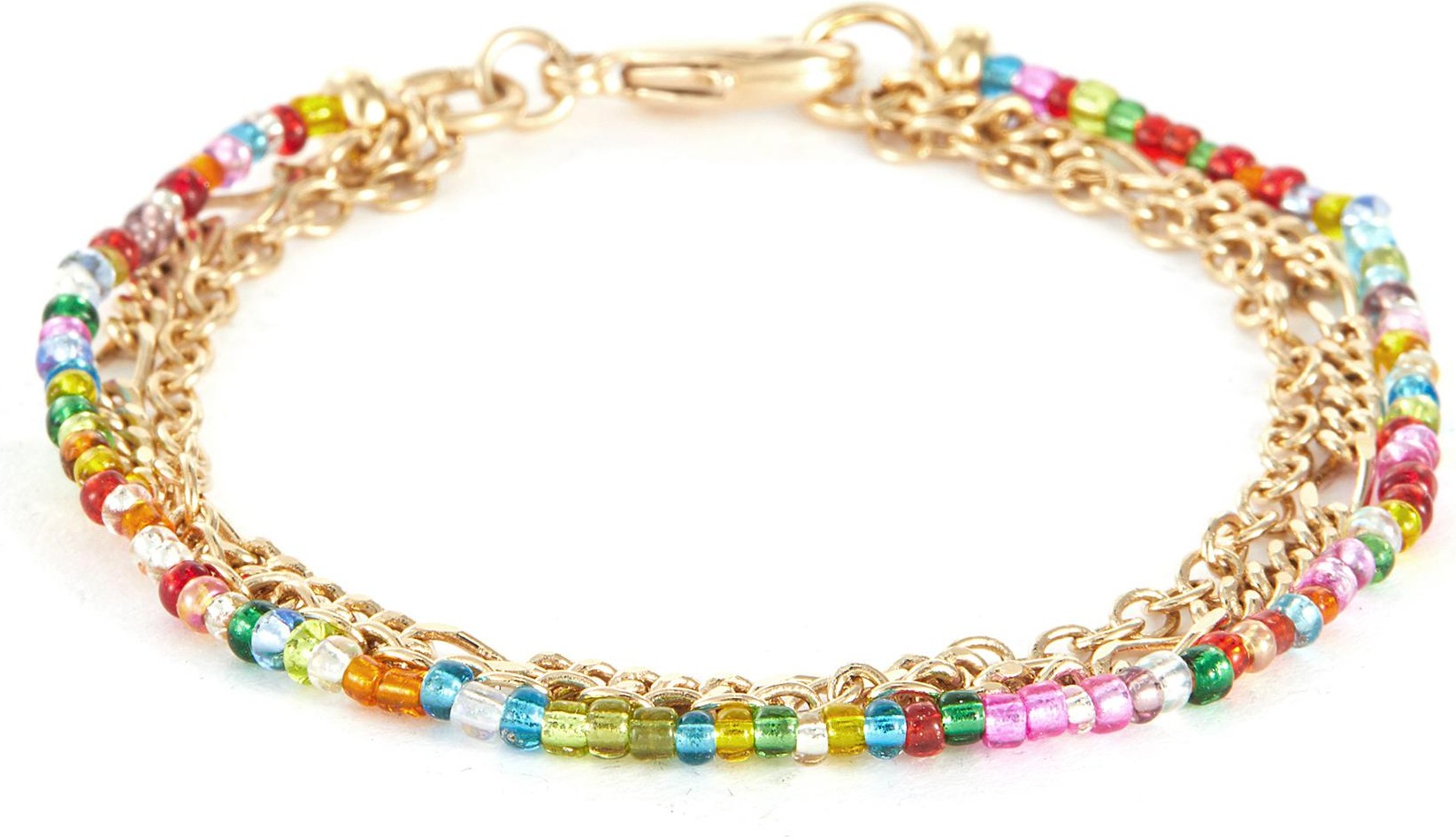 Gaviria Friendship crystal 18k gold plated bracelet