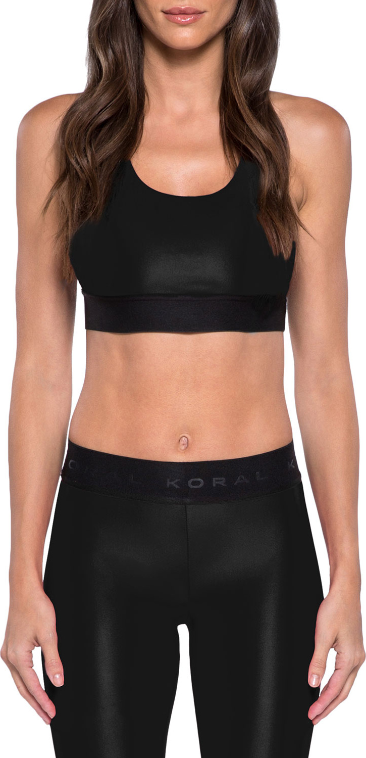 KORAL Plyo T-Back Mid-Impact Sports Bra