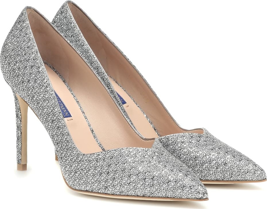 Stuart Weitzman Anny embellished pumps