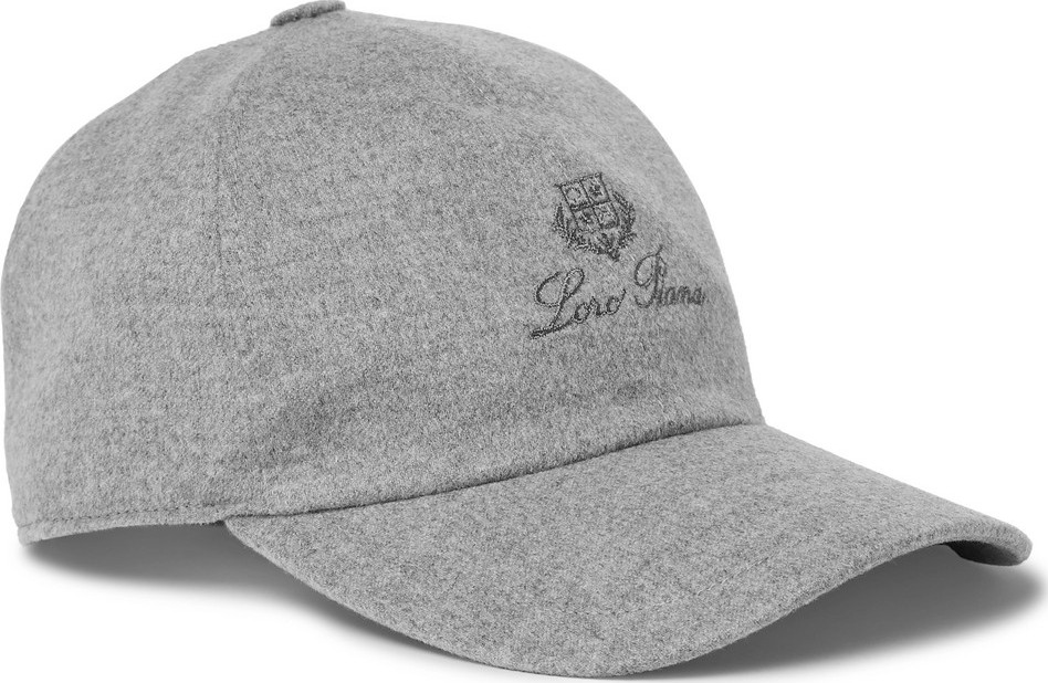 Loro Piana Logo-Embroidered Storm System Baby Cashmere Baseball Cap