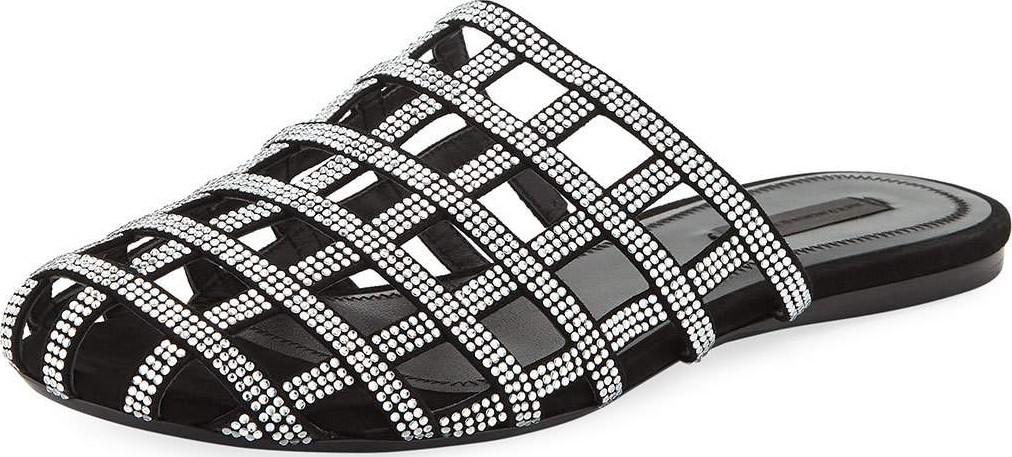 Alexander Wang Alison Diamonte Slide Mules