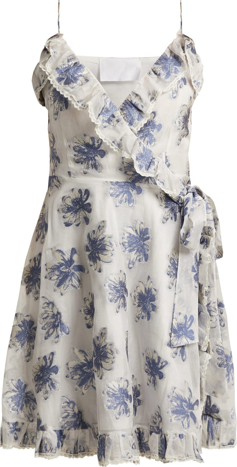 Athena Procopiou In The Hills floral brocade wrap dress