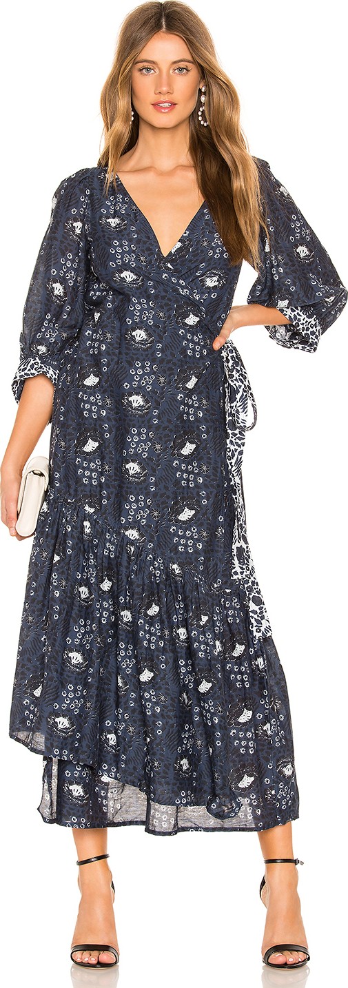 APIECE APART Bougainvillea Wrap Dress
