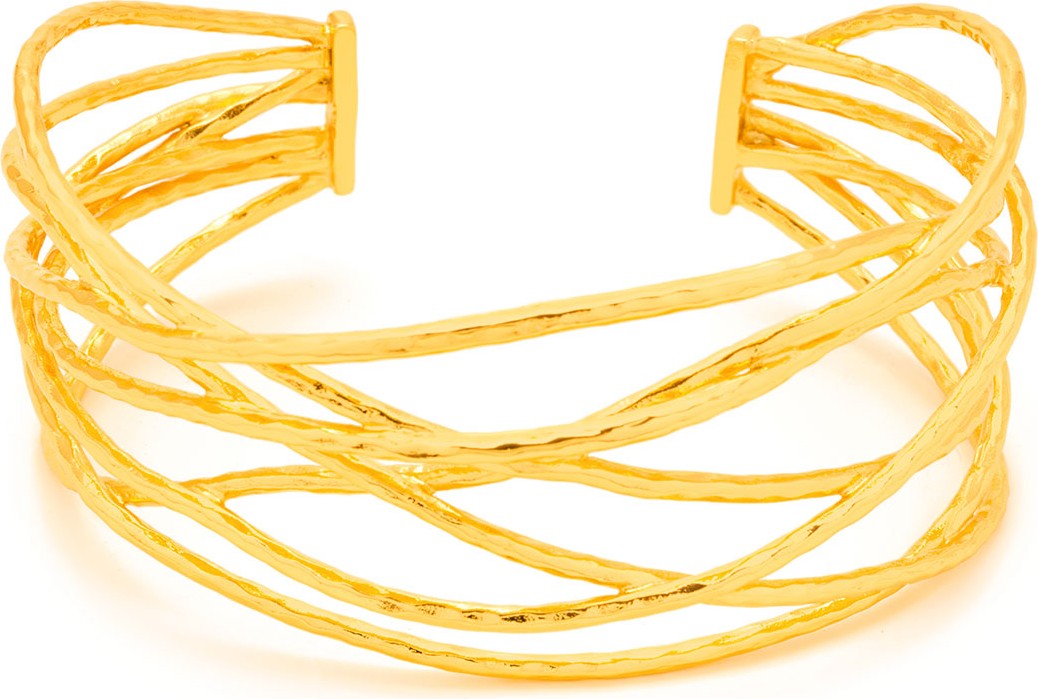 Gorjana Lola Sculptural Cuff Bracelet, Gold
