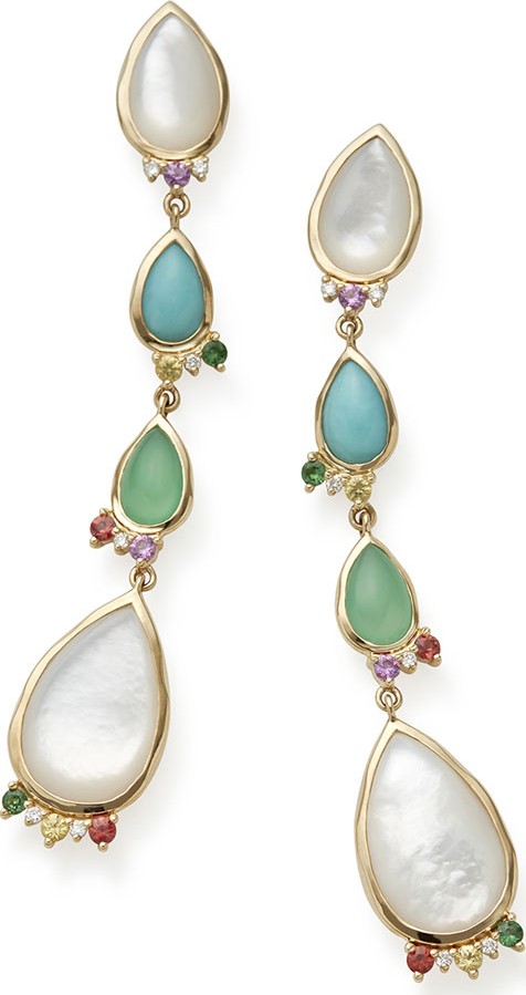 IPPOLITA Prisma Mixed-Cut Earrings in Portofino