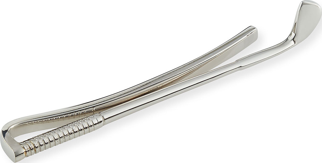 Dunhill Golf Club Tie Bar, Silver