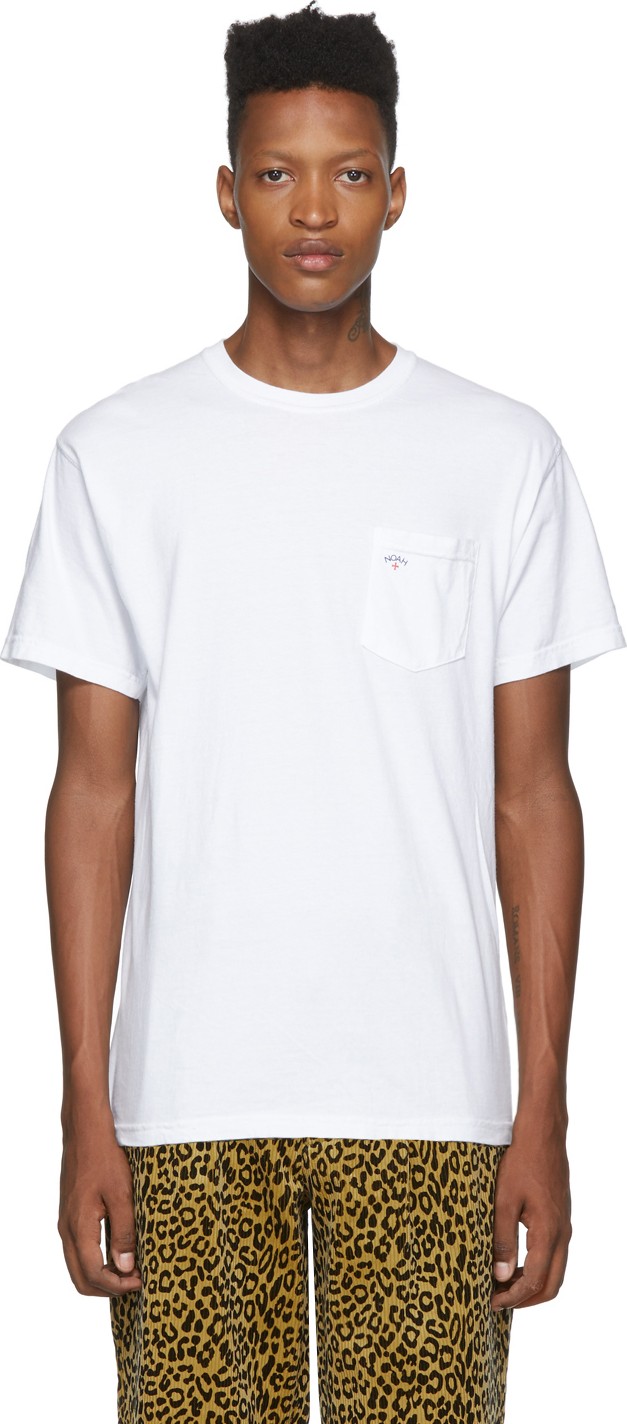 Noah NYC White Pocket T-Shirt