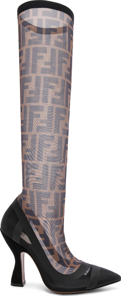 Fendi Mesh Sock Pumps