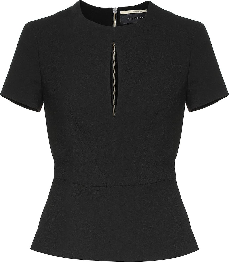 Roland Mouret Redgate crêpe blouse