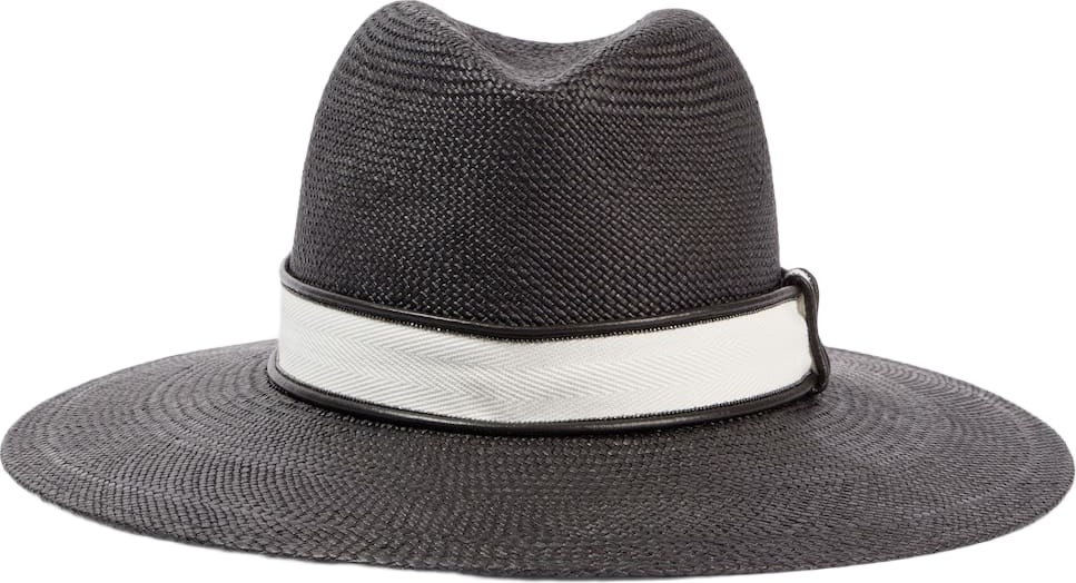 Brunello Cucinelli - Monili straw fedora