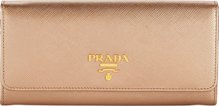 Prada Saffiano Continental Wallet