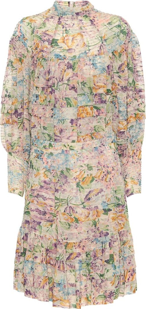 Zimmermann Ninety-Six pintuck minidress