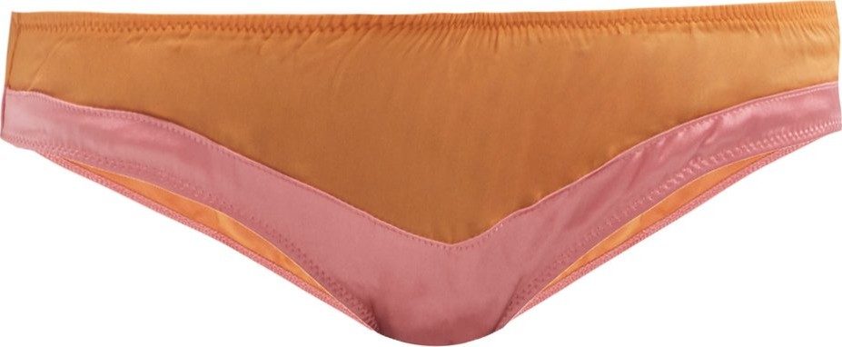 Araks Aaron chiffon and silk-satin briefs