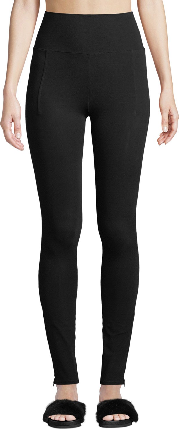 Helmut Lang Reflex High-Rise Zip Leggings