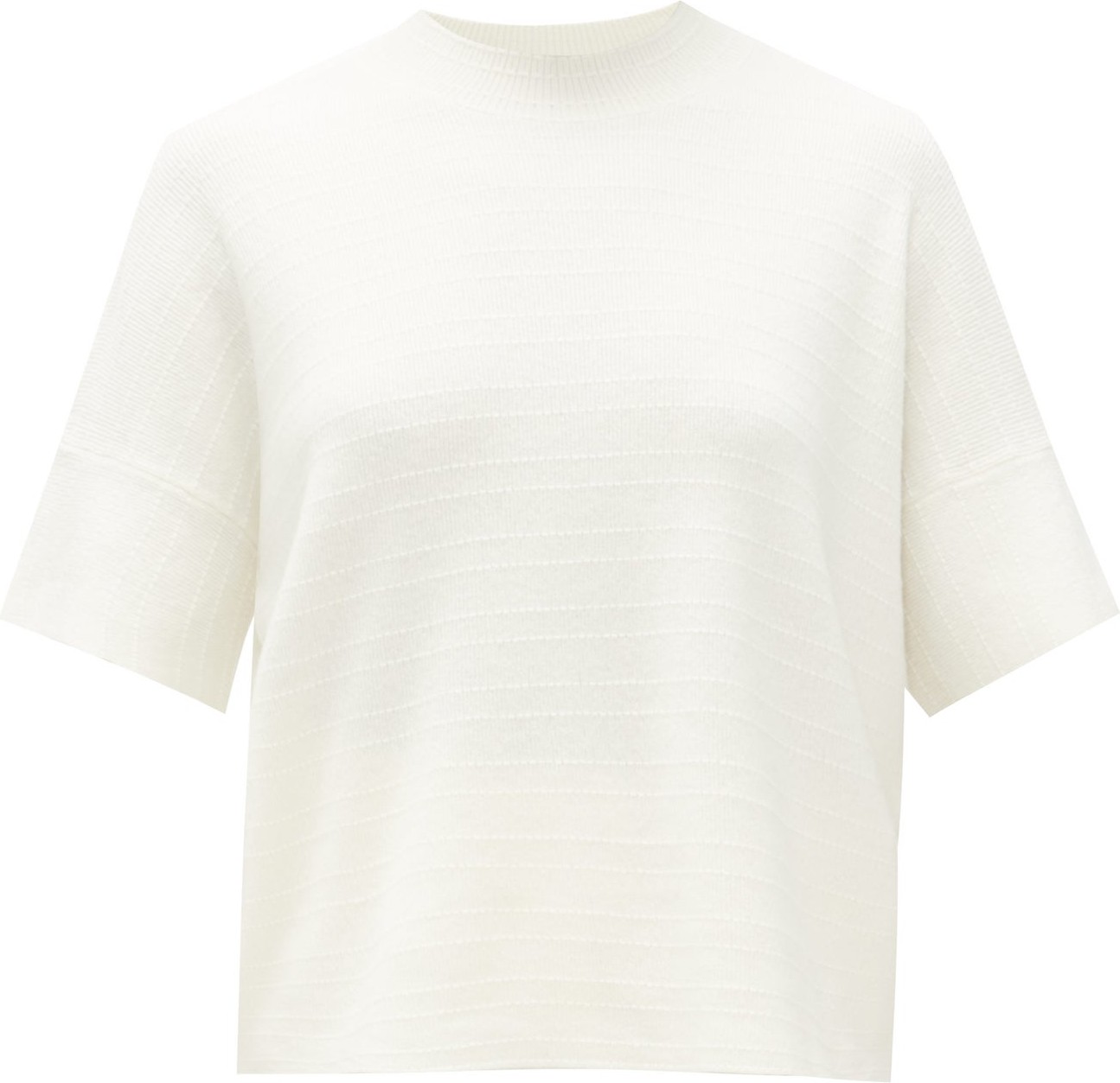 Barrie Stripe-stitched cashmere sweater