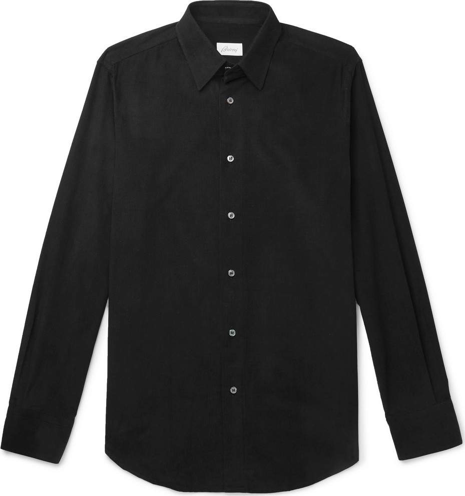Brioni Cotton-Corduroy Shirt