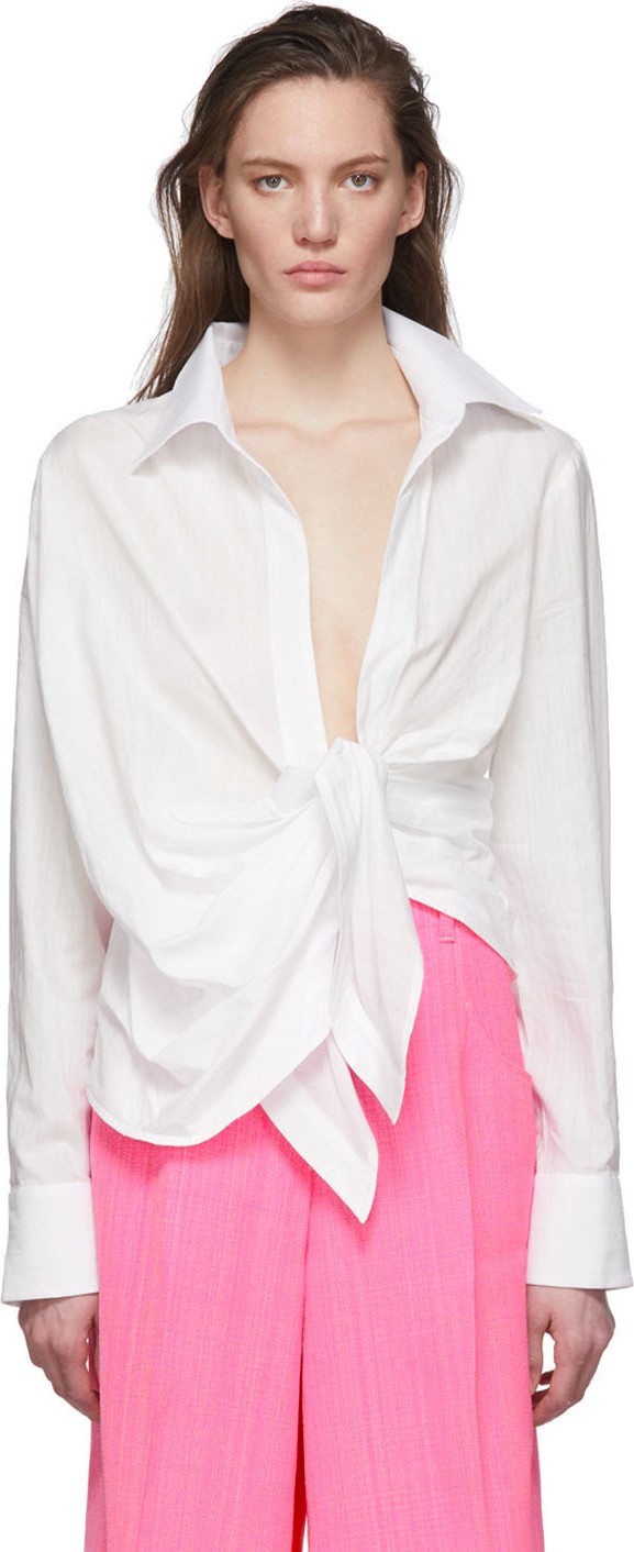 Jacquemus White 'La Chemise Bahia' Shirt