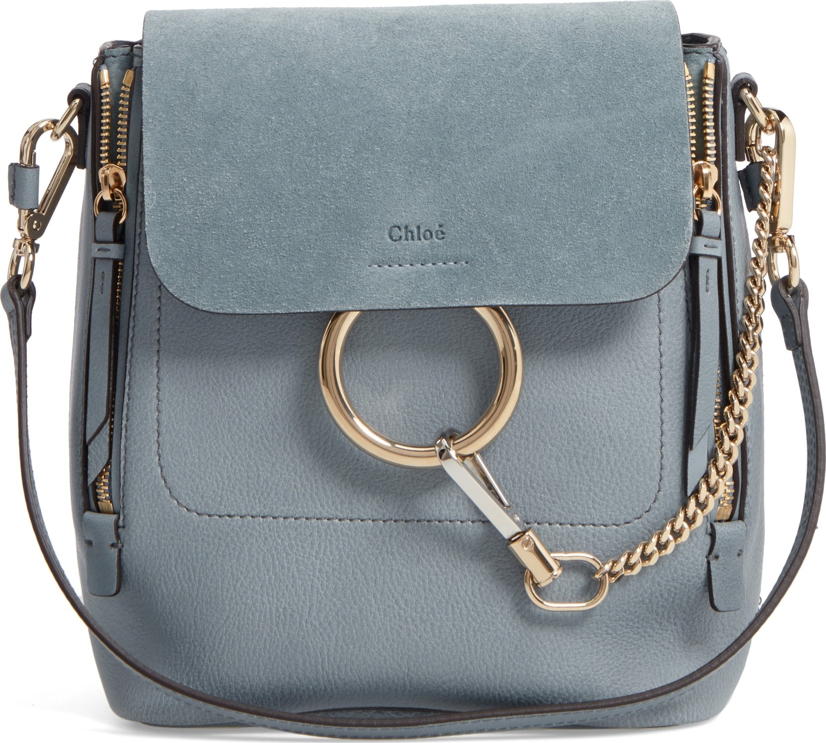Chloe Small Faye Suede & Leather Backpack