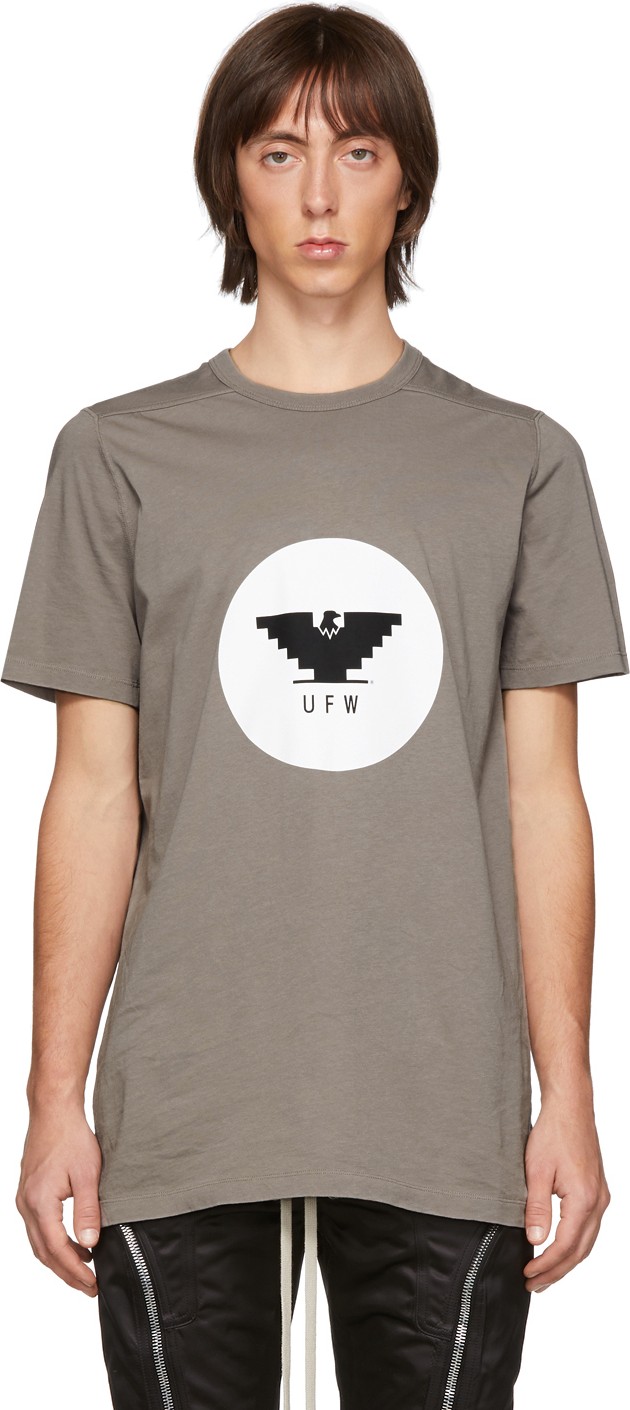 Rick Owens Grey Level T-Shirt