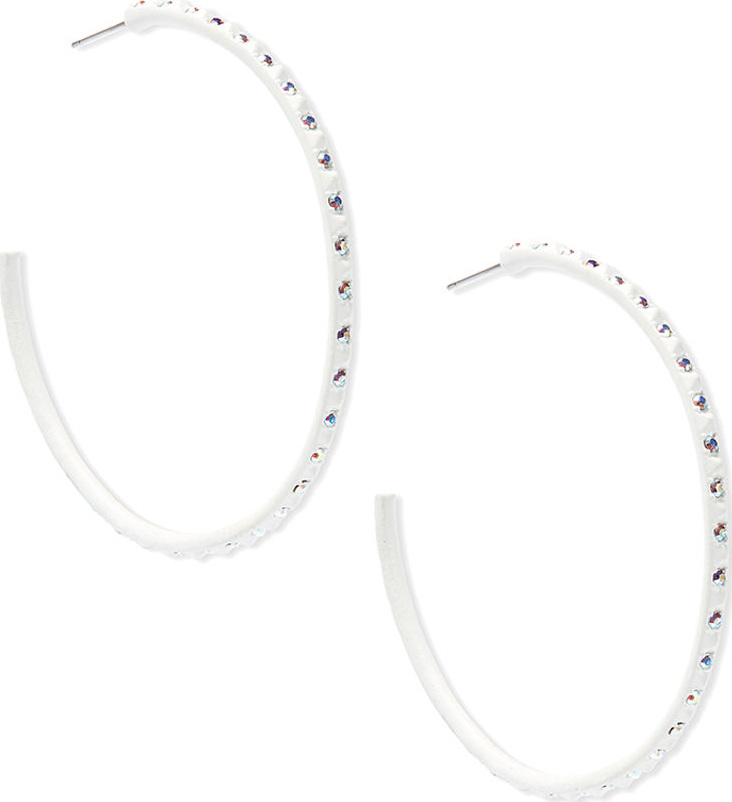 Kendra Scott Val Hoop Earrings w/ Crystals