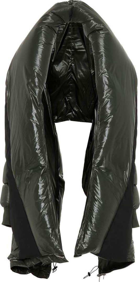 Unravel Puffer cape coat