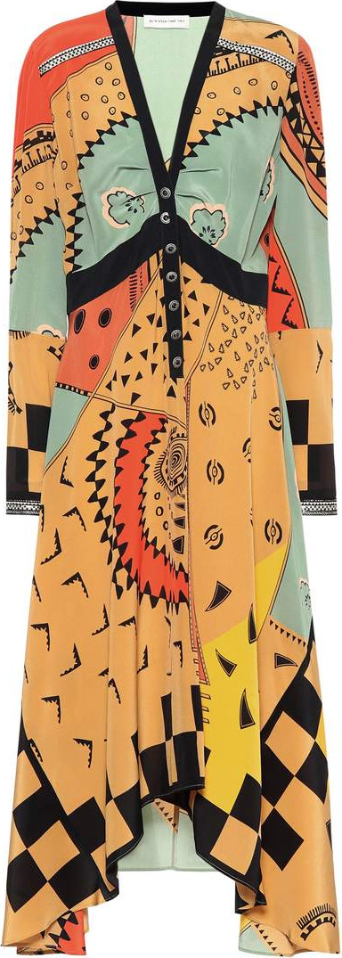 Etro Printed silk dress