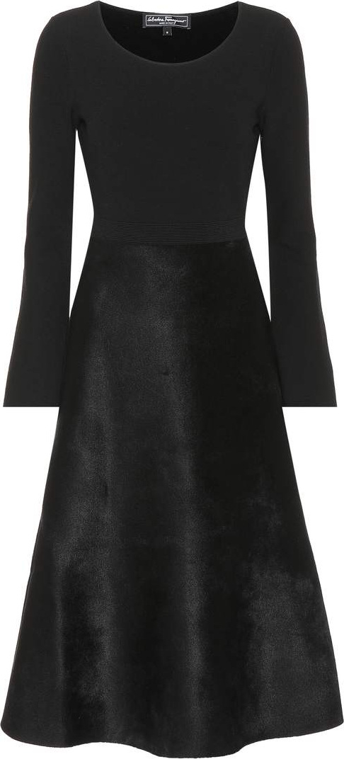Salvatore Ferragamo Wool-blend dress