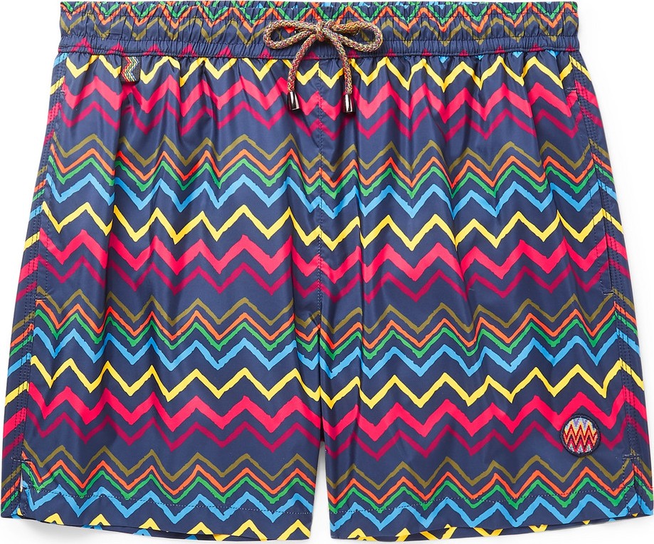 Missoni Mid-Length Printed Swim Shorts