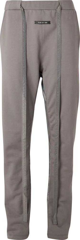 Fear of God Tapered Nylon-Trimmed Loopback Cotton-Jersey Sweatpants
