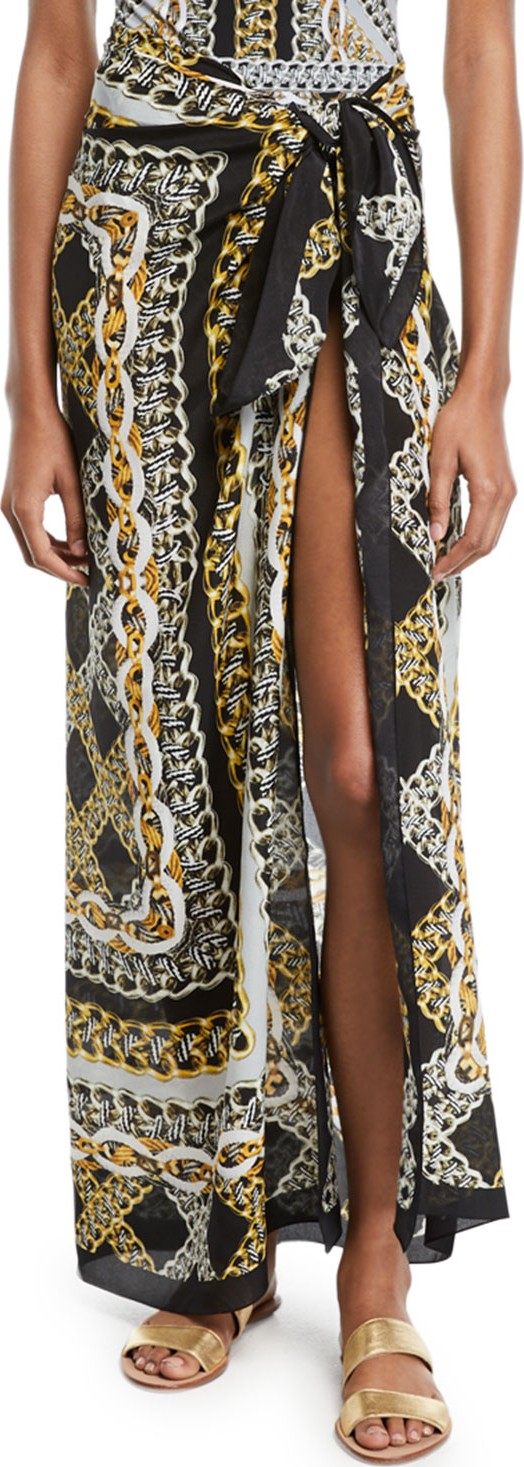 Gottex Chains Of Gold Printed Coverup Pareo