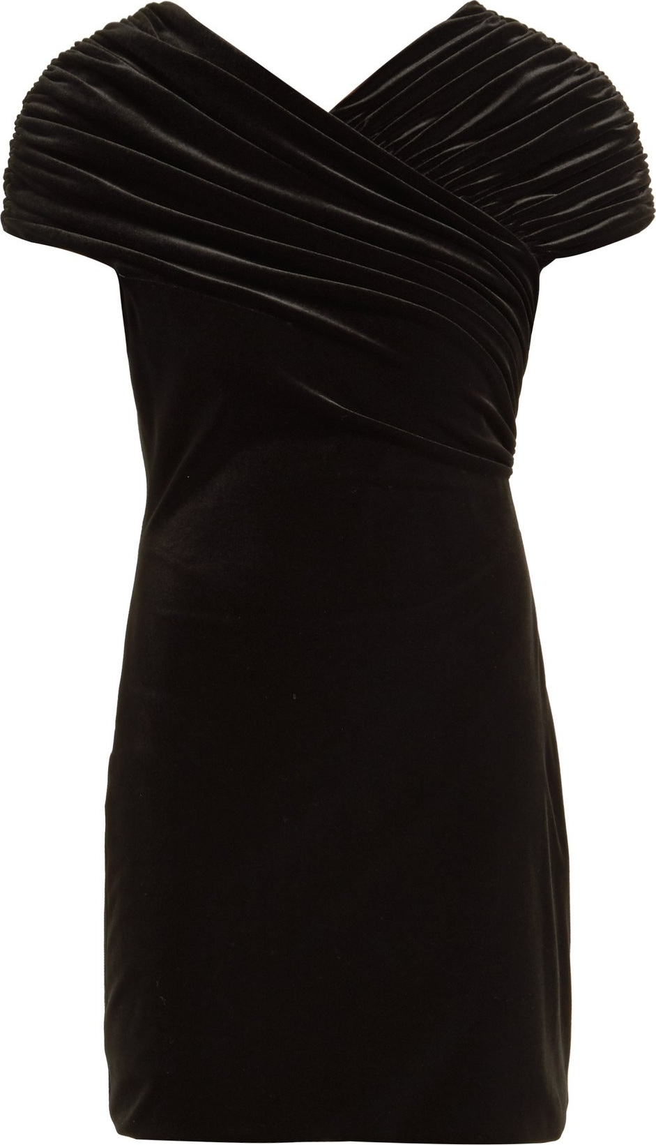 Christopher Kane Gathered stretch-velvet mini dress