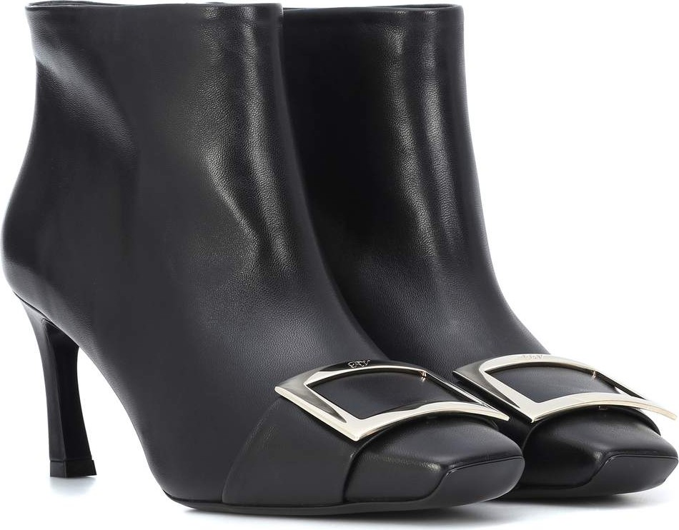 Roger Vivier Trompette leather ankle boots