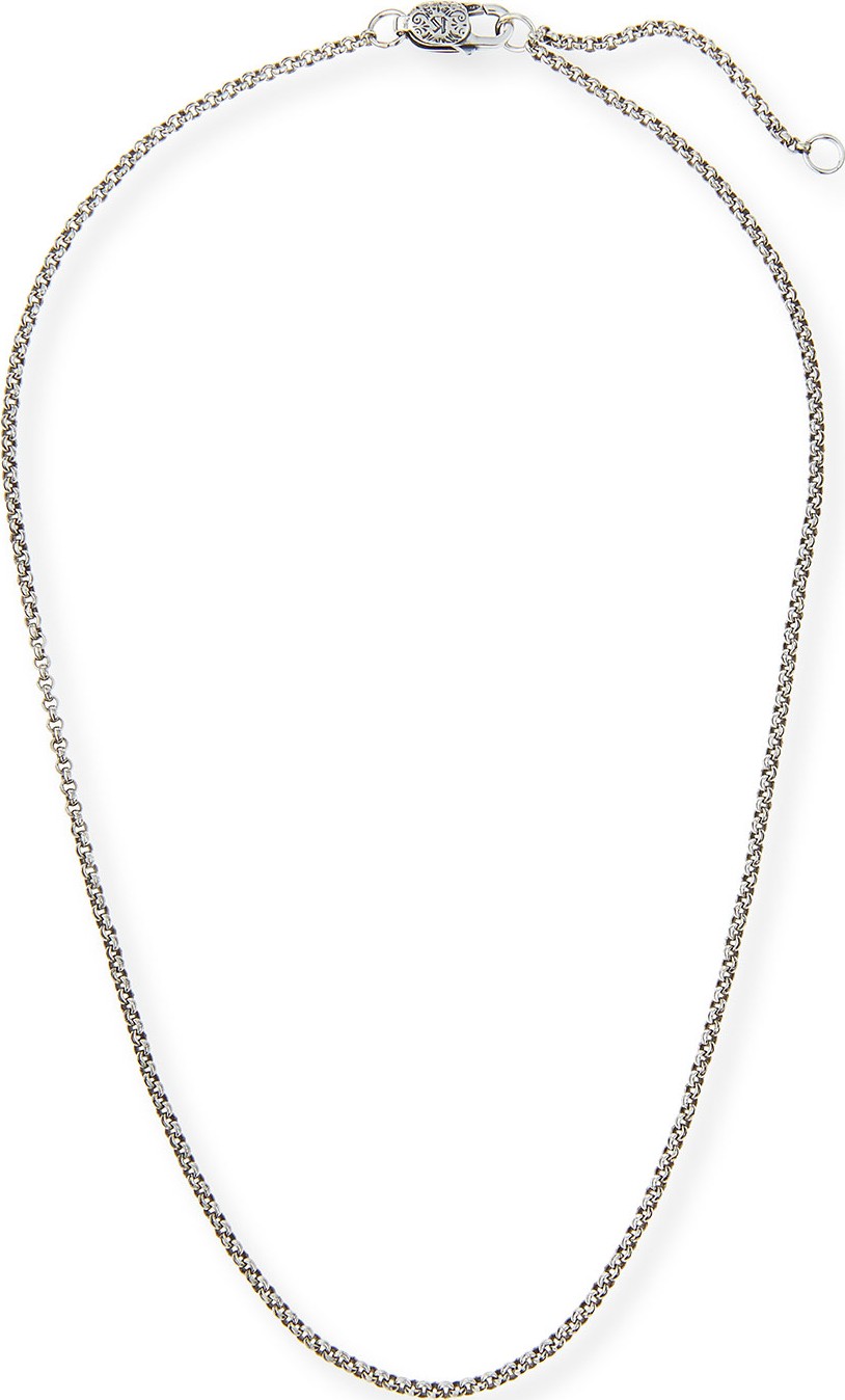 Konstantino Sterling Silver Adjustable Chain Necklace, 18-20"L