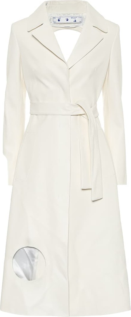 Off White Leather dress