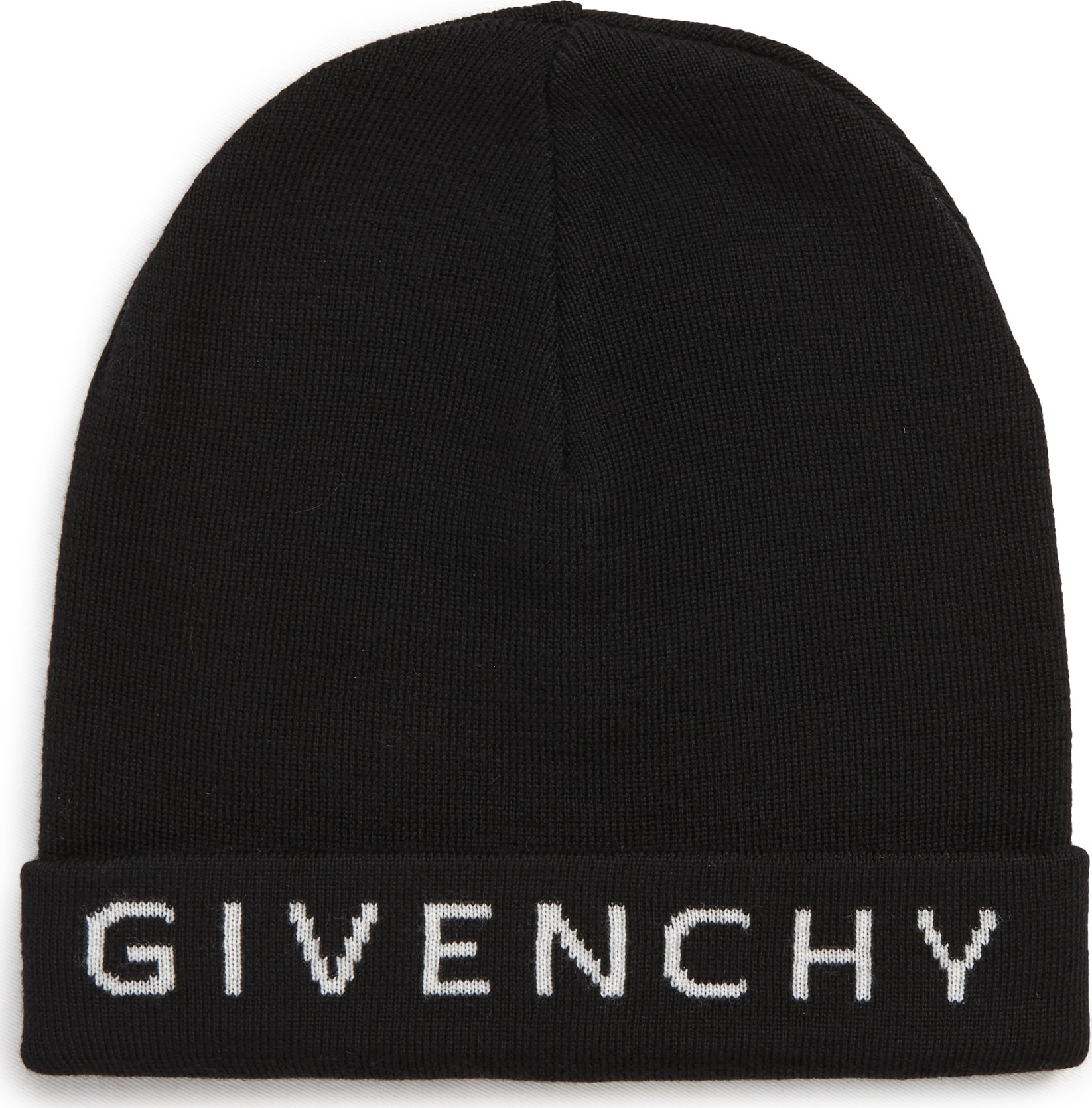 Givenchy Knit Logo Wool Beanie